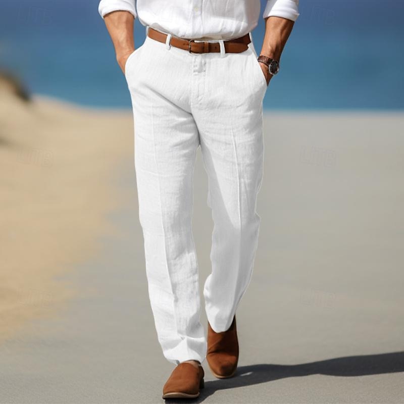 WISEMERE | LUXURY MEN'S PREMIUM LINEN PANTS (WITH BELT LOOPS)