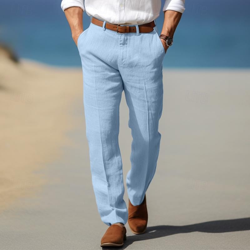 WISEMERE | LUXURY MEN'S PREMIUM LINEN PANTS (WITH BELT LOOPS)
