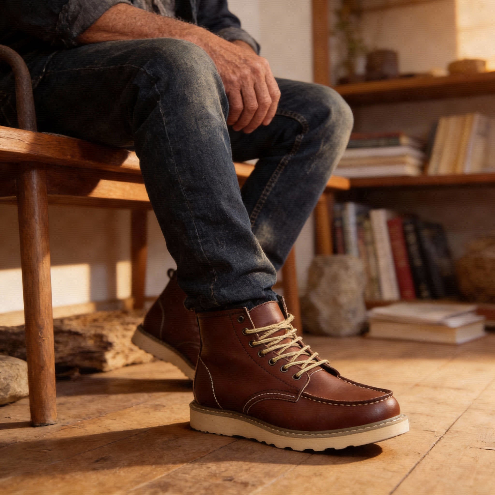 WISEMERE | CLASSIC LACE-UP BOOTS FOR MEN