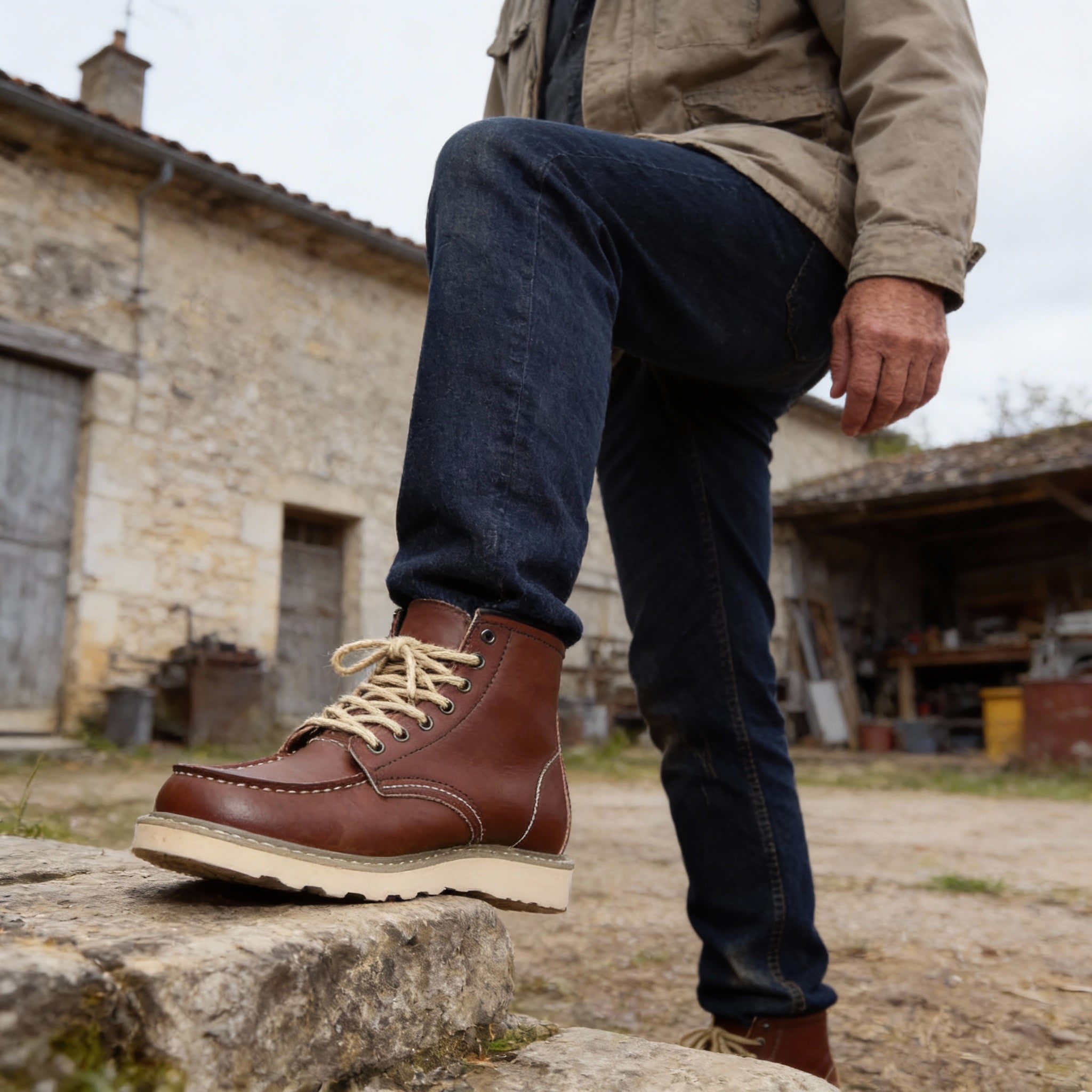WISEMERE | CLASSIC LACE-UP BOOTS FOR MEN