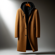 WISEMERE | WOOL HOODED COAT FOR MEN