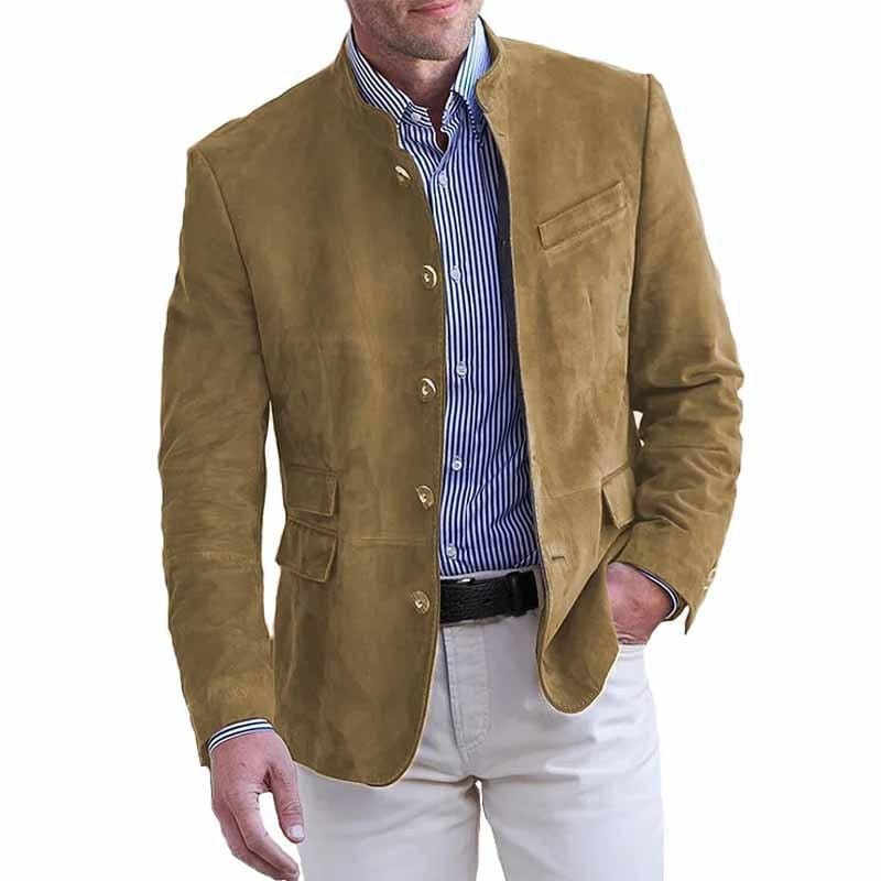WISEMERE™ | Men's Collar Suede Blazer