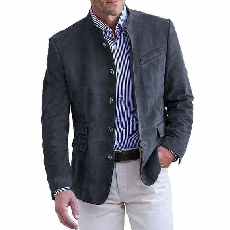 WISEMERE™ | Men's Collar Suede Blazer