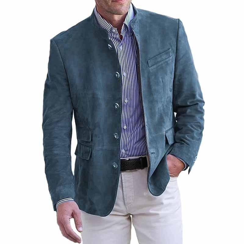 WISEMERE™ | Men's Collar Suede Blazer
