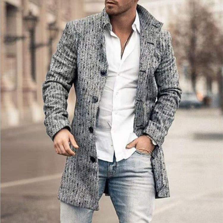 WISEMERE™ | Men's Button Trench Coat