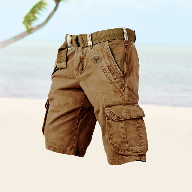 WISEMERE™ | Men's Six-Pocket Cargo Shorts