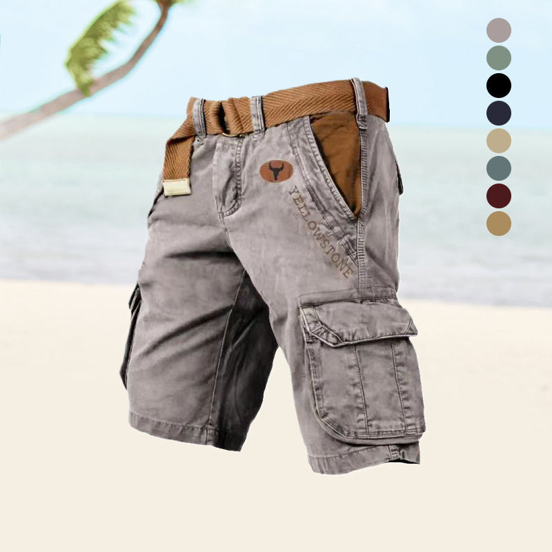 WISEMERE™ | Men's Six-Pocket Cargo Shorts