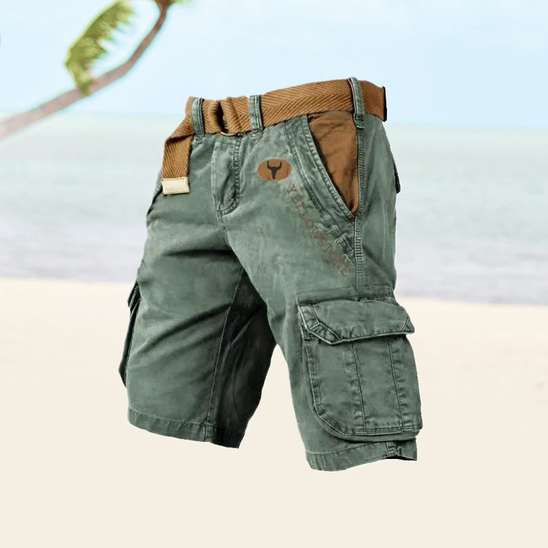 WISEMERE™ | Men's Six-Pocket Cargo Shorts