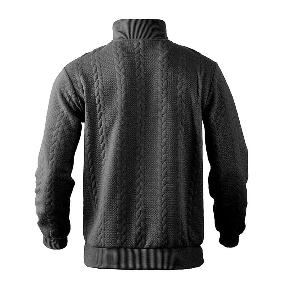 WISEMERE™ | Cable-Knit Quarter-Zip Pullover Sweater