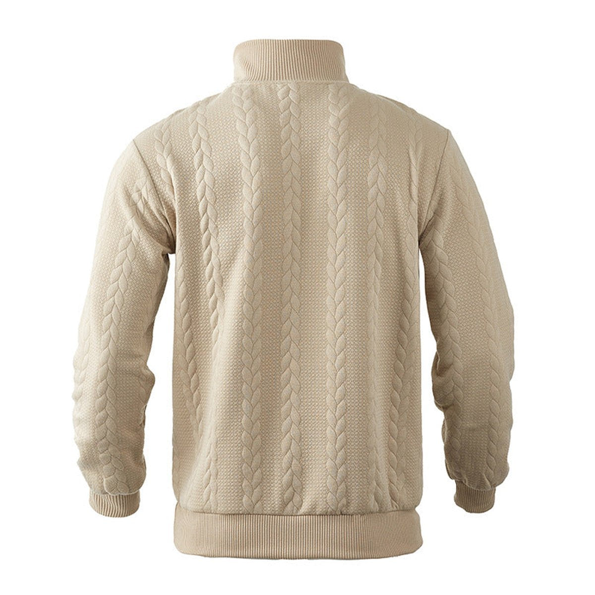 WISEMERE™ | Cable-Knit Quarter-Zip Pullover Sweater