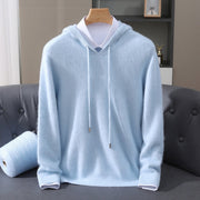 WISEMERE™ | Cashmere Hooded Pullover Sweater Soft Knit Hoodie