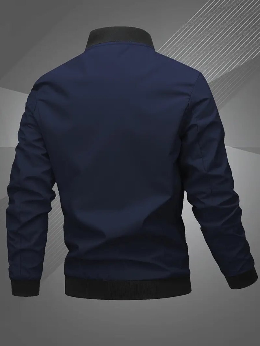 WISEMERE™ | Casual Lightweight Zip-Up Bomber Jacket