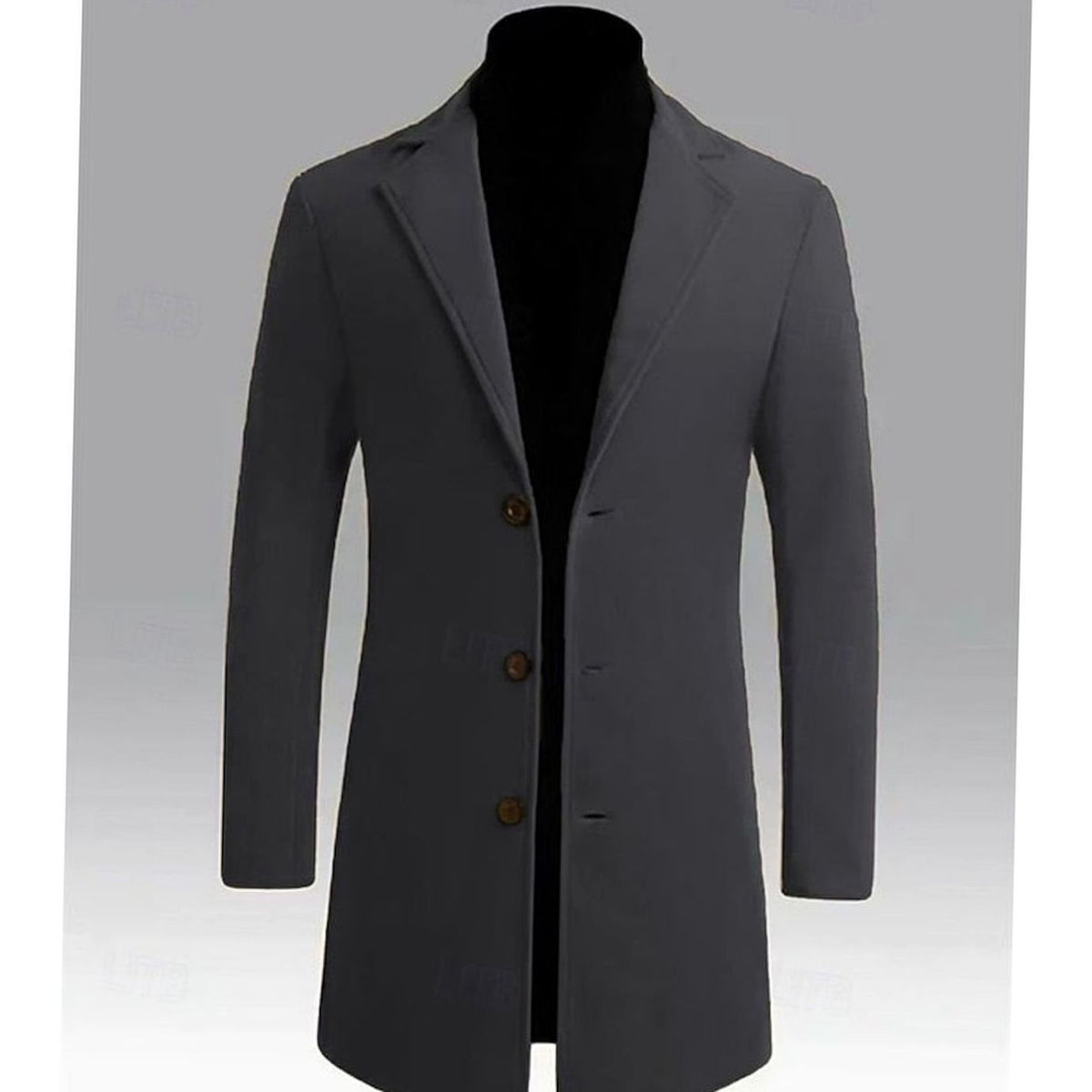 WISEMERE™ | Classic Long Wool Coat Single-Breasted Overcoat
