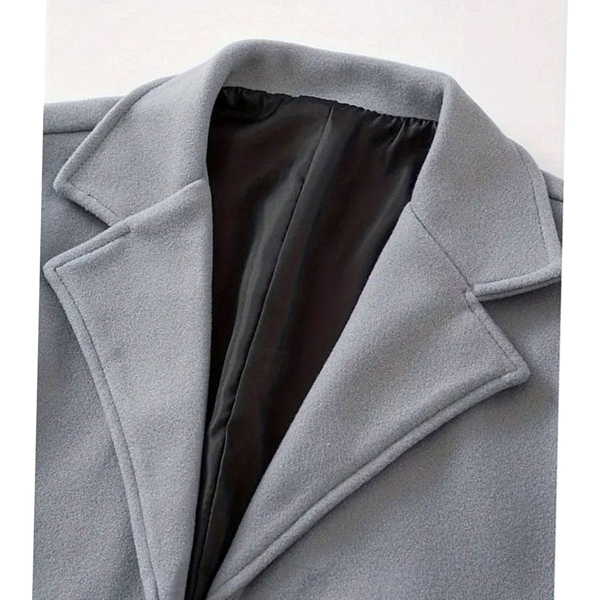 WISEMERE™ | Classic Long Wool Coat Single-Breasted Overcoat