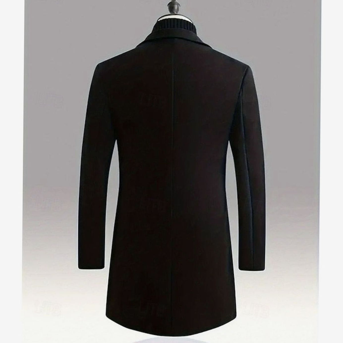 WISEMERE™ | Classic Long Wool Coat Single-Breasted Overcoat