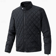 WISEMERE™ | Diamond-Quilted Stand-Collar Full-Zip Jacket