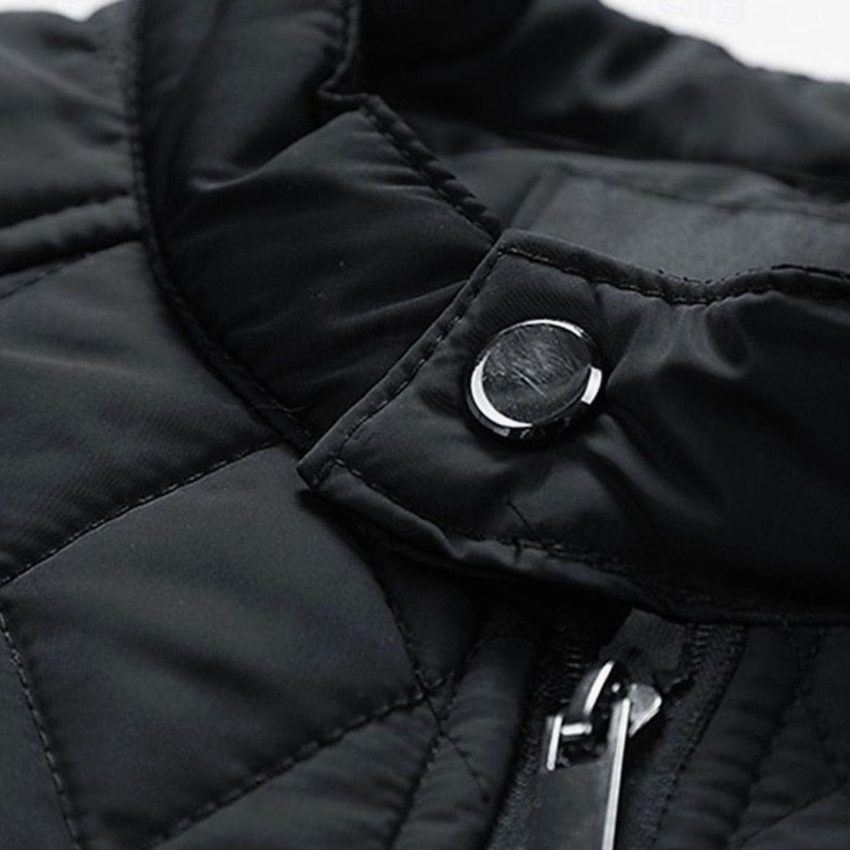 WISEMERE™ | Diamond-Quilted Stand-Collar Full-Zip Jacket