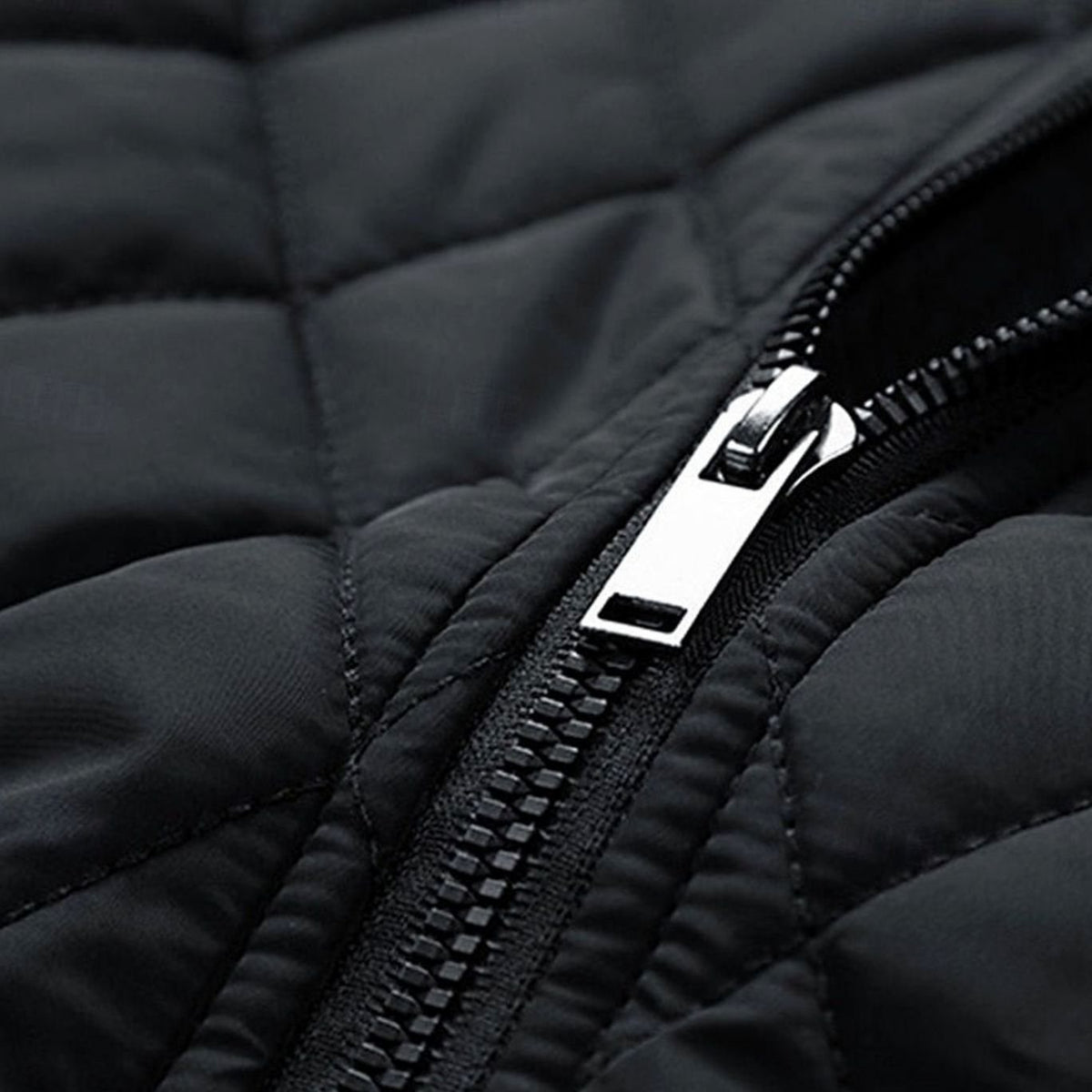 WISEMERE™ | Diamond-Quilted Stand-Collar Full-Zip Jacket