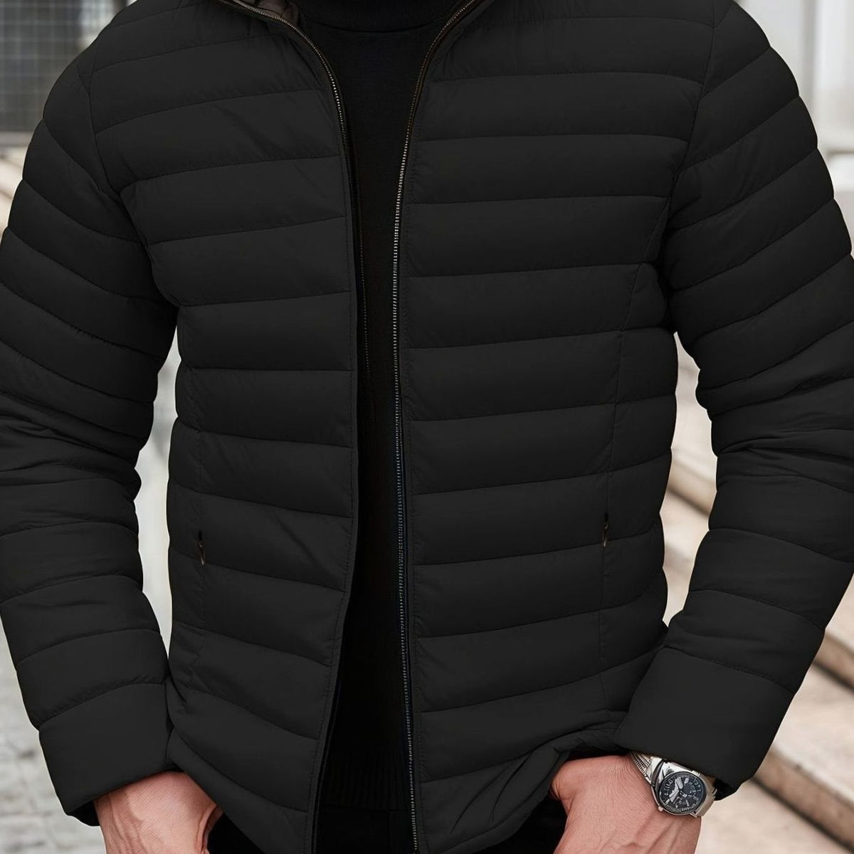 WISEMERE™ | Lightweight Quilted Zip-Up Puffer Jacket