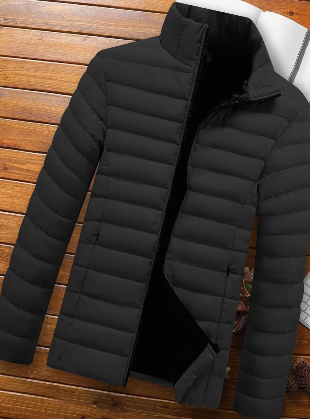 WISEMERE™ | Lightweight Quilted Zip-Up Puffer Jacket