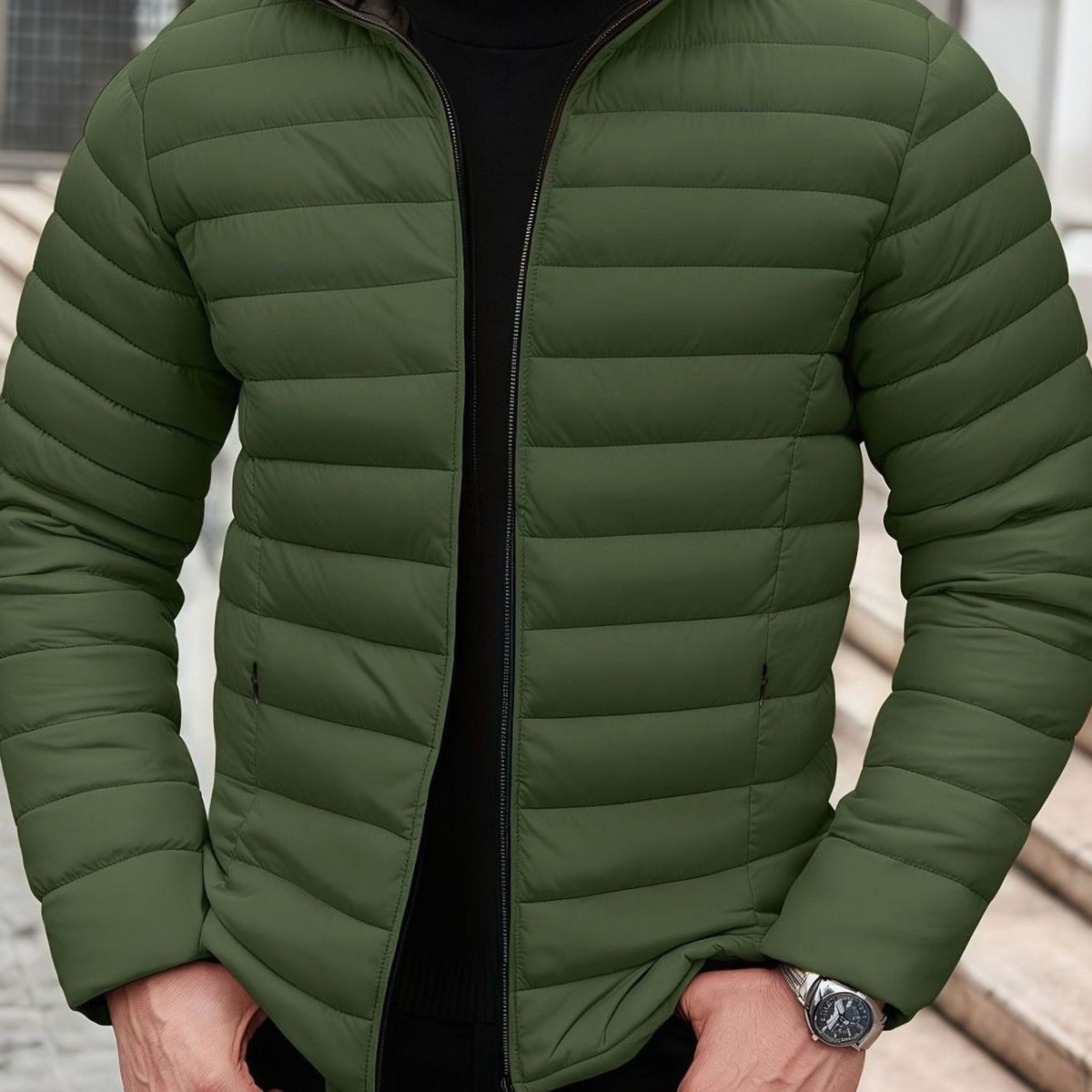 WISEMERE™ | Lightweight Quilted Zip-Up Puffer Jacket