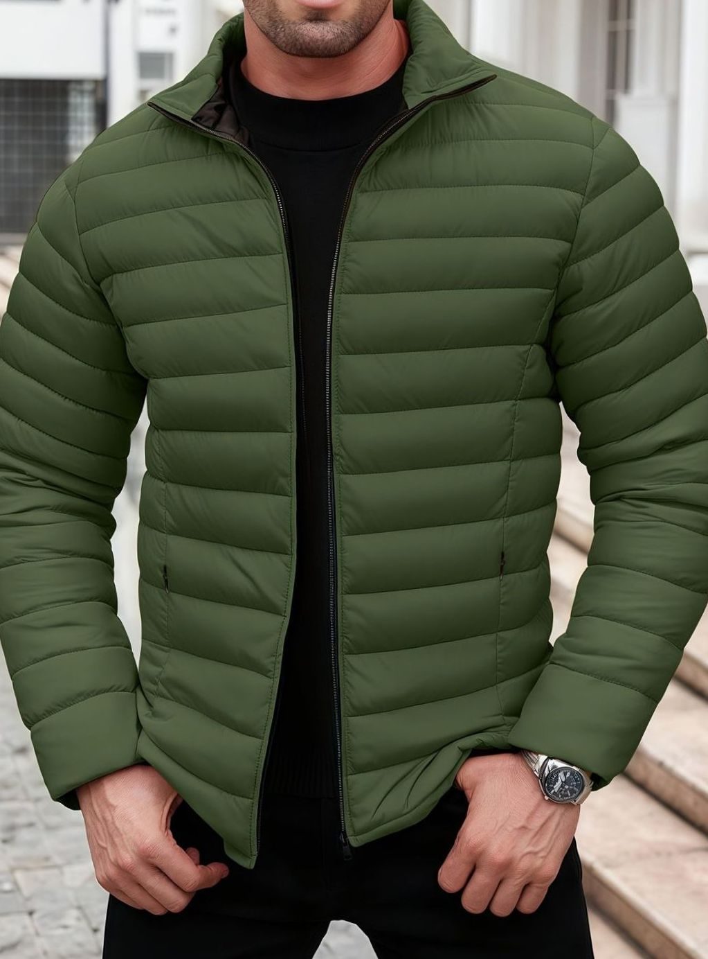 WISEMERE™ | Lightweight Quilted Zip-Up Puffer Jacket