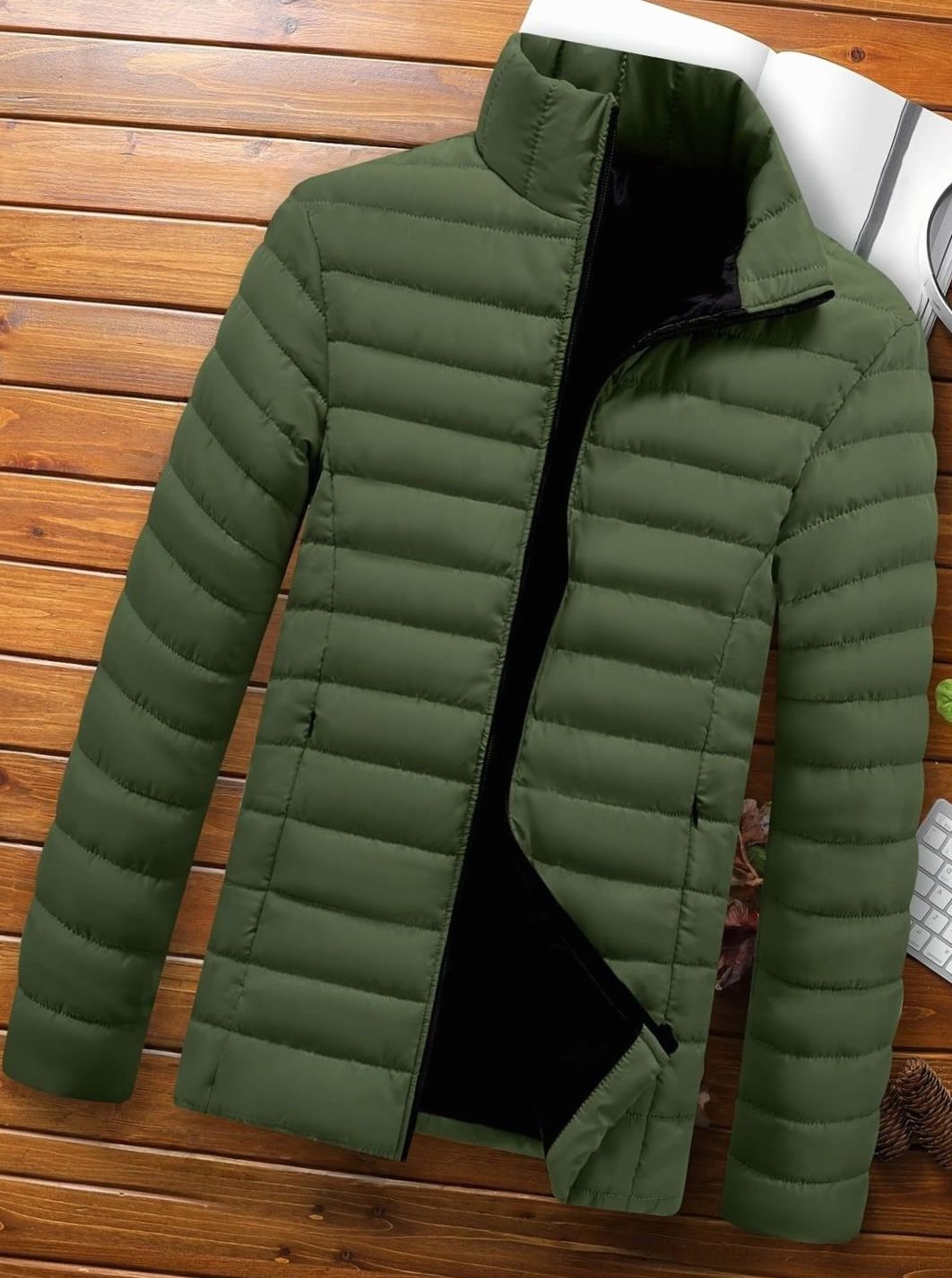 WISEMERE™ | Lightweight Quilted Zip-Up Puffer Jacket