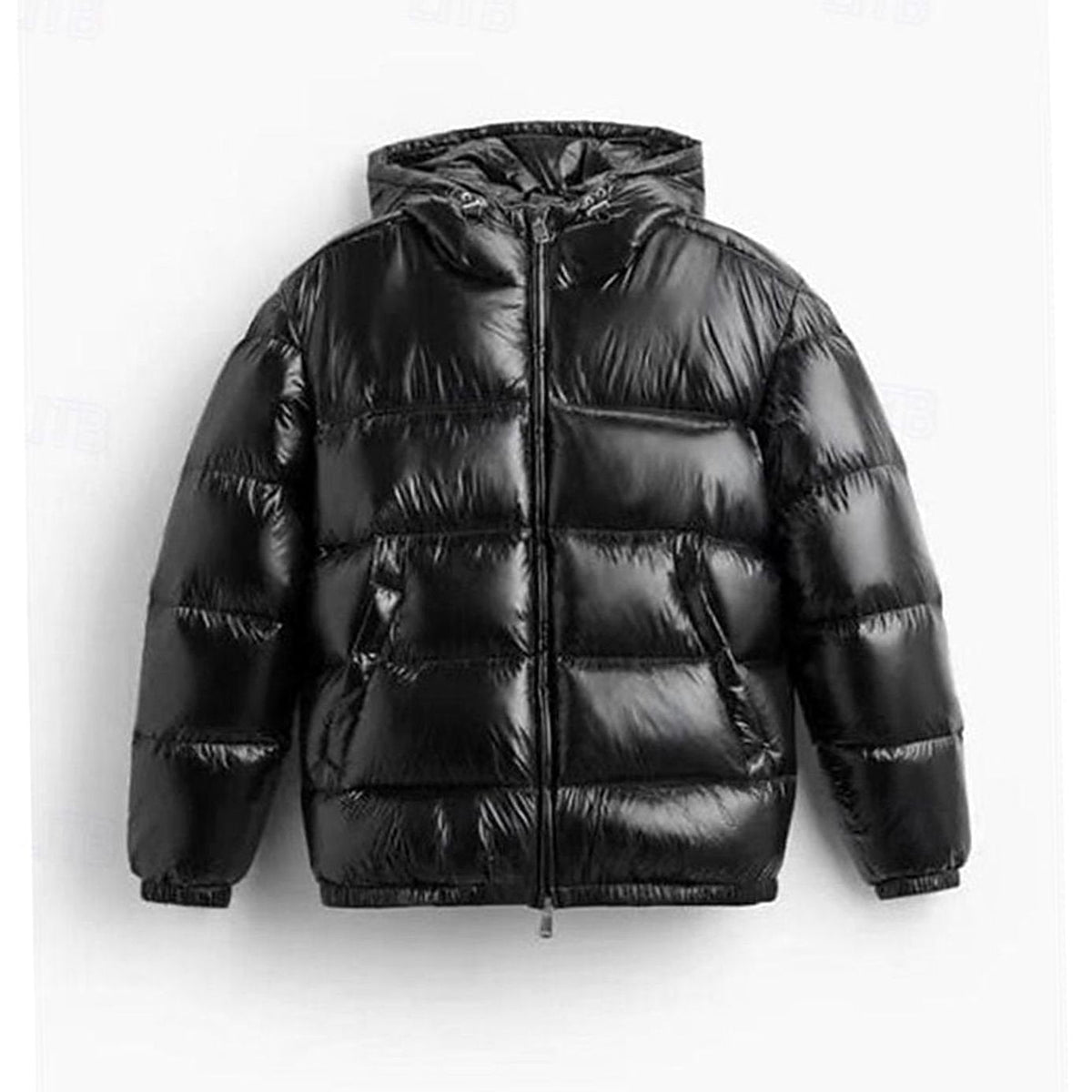 WISEMERE™ | Quilted Hooded Coated Puffer Jacket