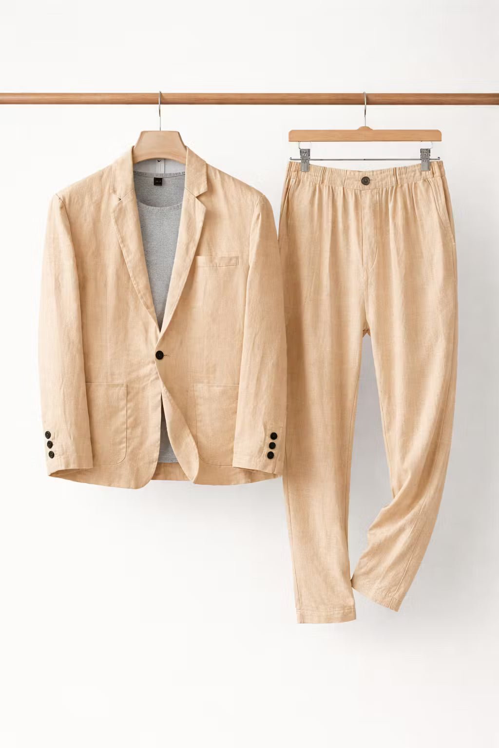 WISEMERE™ | Men's Acetate-Linen Suit