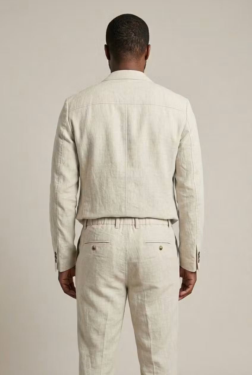 WISEMERE™ | Men's Acetate-Linen Suit