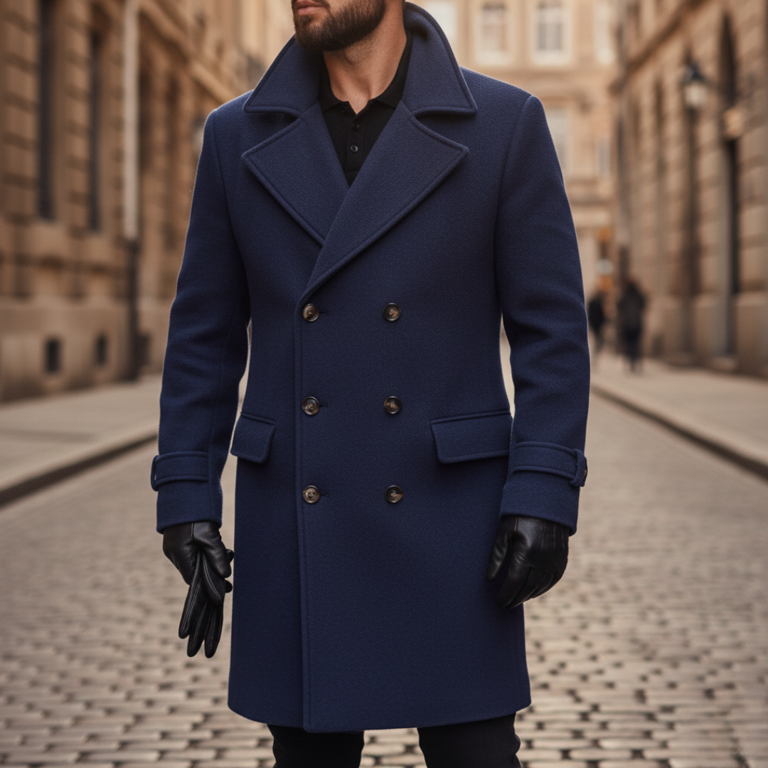WISEMERE | CLASSIC WOOL COAT FOR MEN
