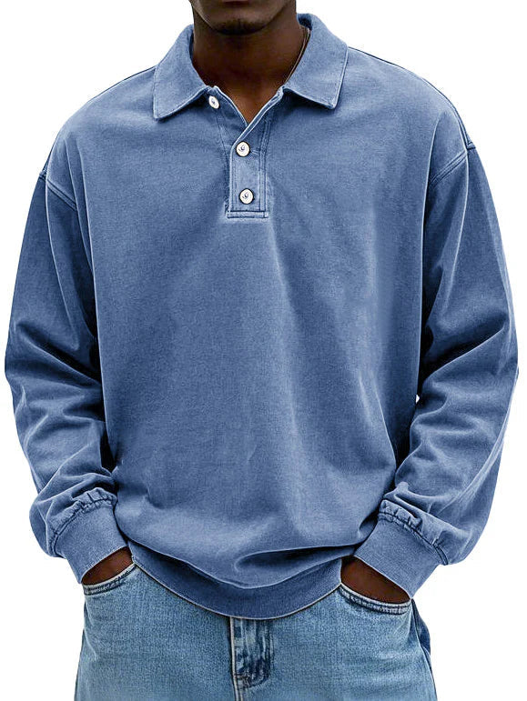 AVANOAH | DAILY LONG SLEEVE POLO SHIRT FOR MEN