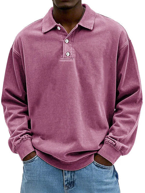 AVANOAH | DAILY LONG SLEEVE POLO SHIRT FOR MEN