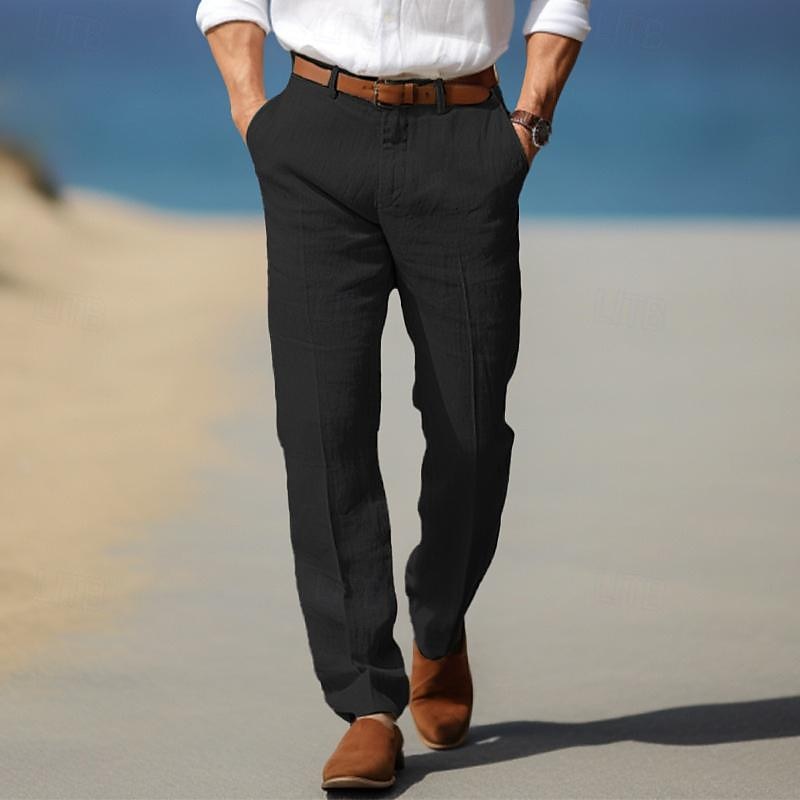 WISEMERE | LUXURY MEN'S PREMIUM LINEN PANTS (WITH BELT LOOPS)