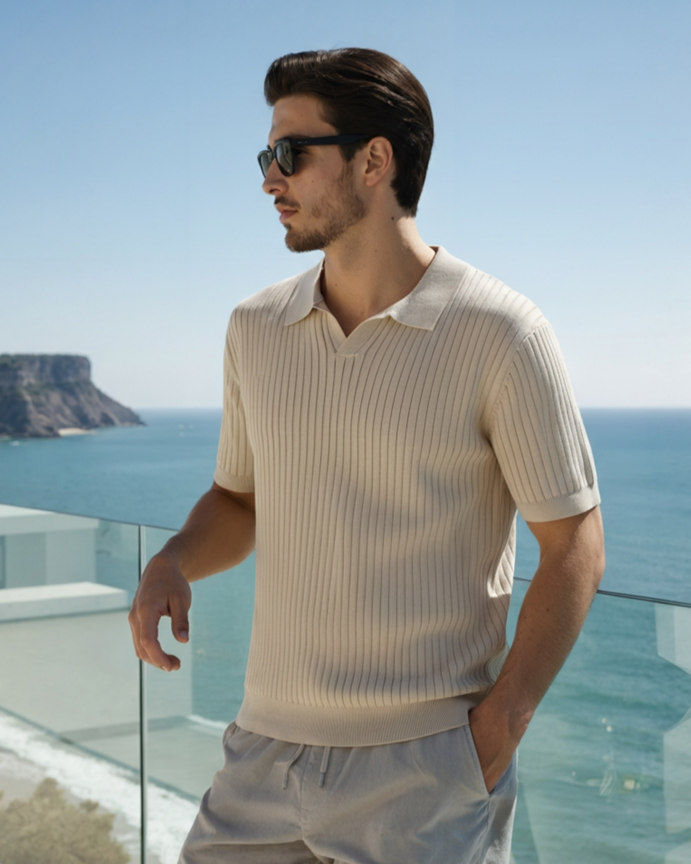 Wisemere | Premium Ribbed Polo