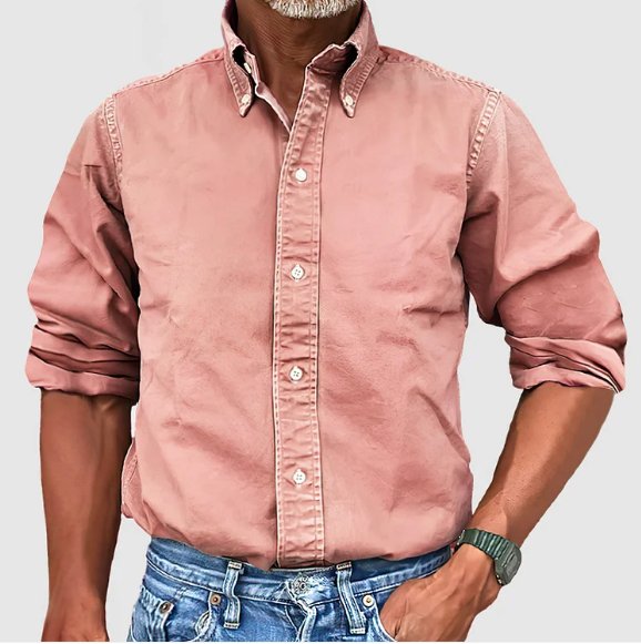 WISEMERE™ | Men's Classic Cotton Oxford Shirt