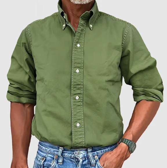 WISEMERE™ | Men's Classic Cotton Oxford Shirt