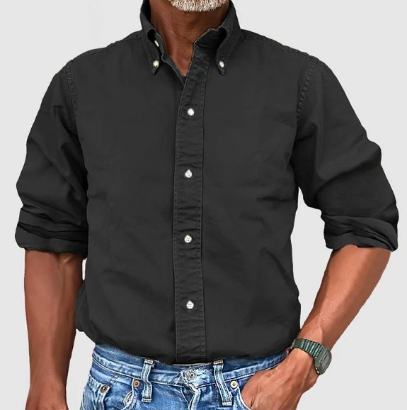 WISEMERE™ | Men's Classic Cotton Oxford Shirt