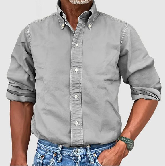 WISEMERE™ | Men's Classic Cotton Oxford Shirt