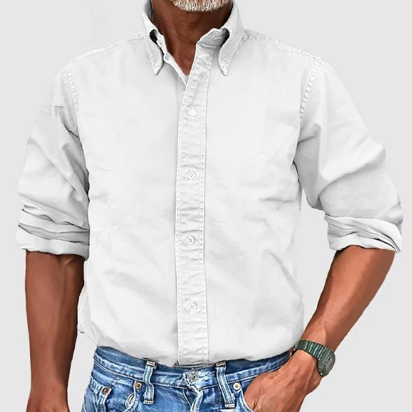 WISEMERE™ | Men's Classic Cotton Oxford Shirt