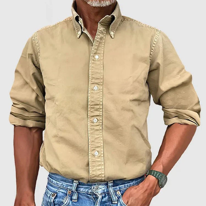 WISEMERE™ | Men's Classic Cotton Oxford Shirt