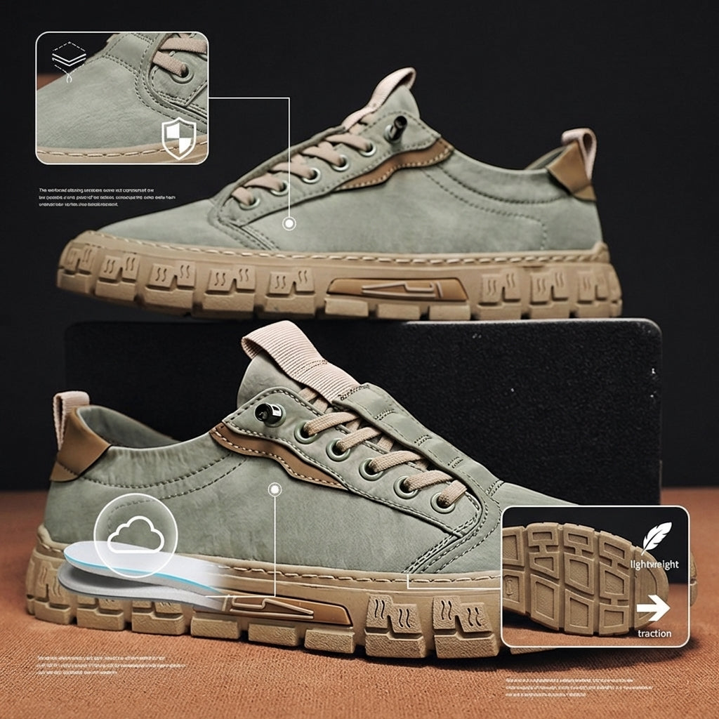 WISEMERE™ | Men's Canvas Trail Sneakers