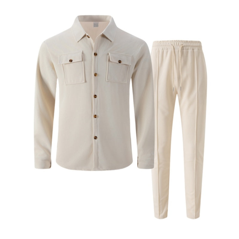 WISEMERE™ | Men's Waffle-Knit Textured Set