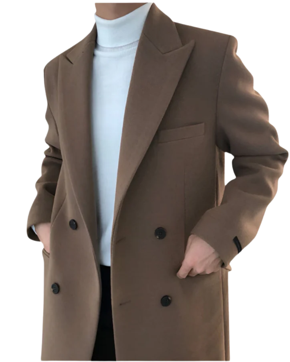 WISEMERE | ELEGANT DOUBLE-BREASTED COAT FOR MEN