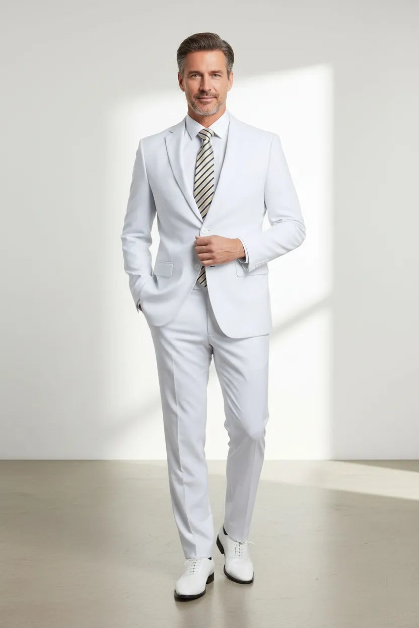 WISEMERE™ | Men's Office-Style Two-Button Two-Piece Suit