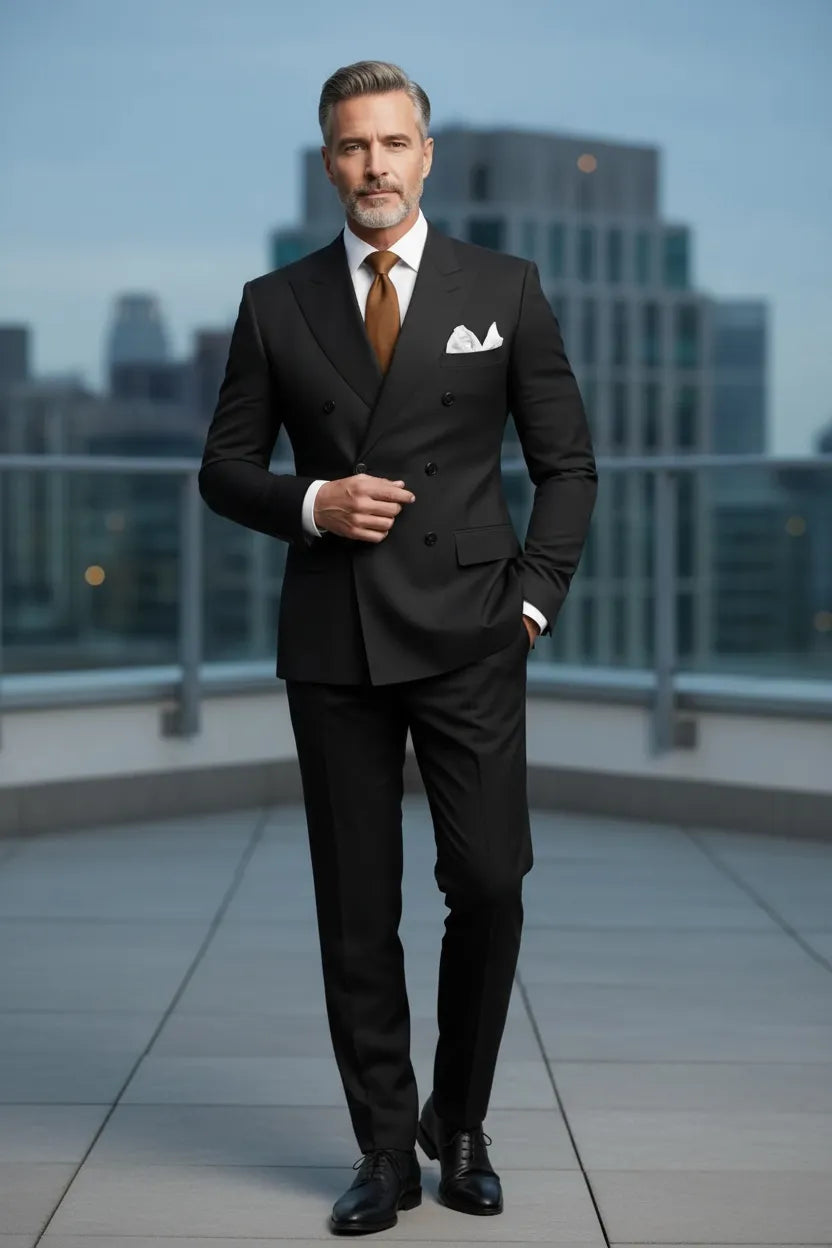 WISEMERE™ | Men's Cavendish Double-Breasted 2-Piece Suit