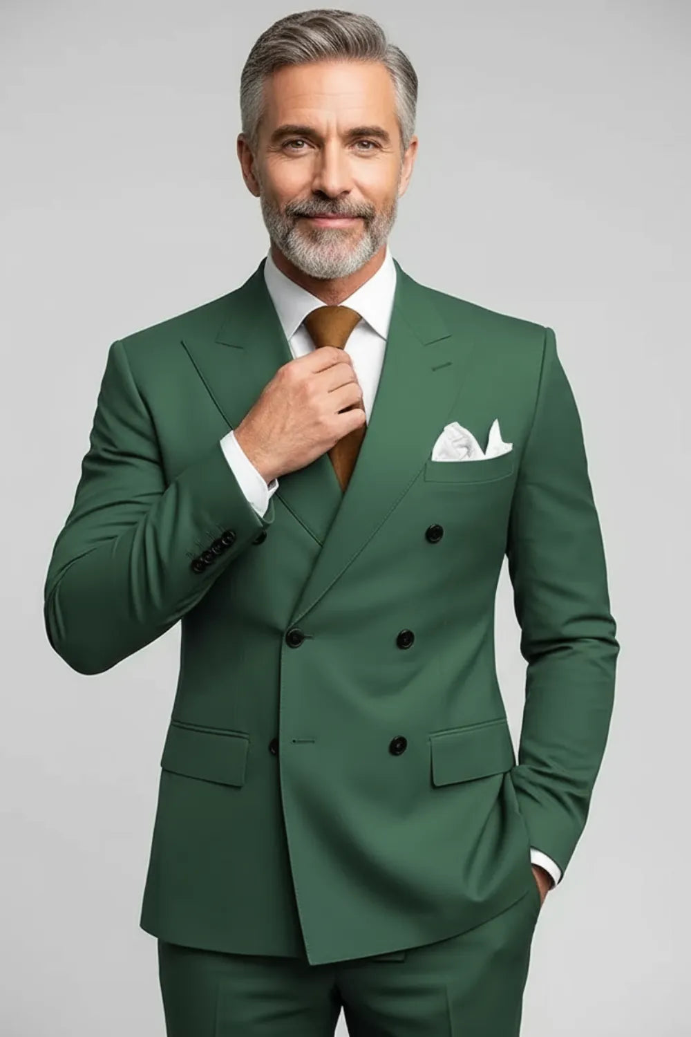 WISEMERE™ | Men's Cavendish Double-Breasted 2-Piece Suit