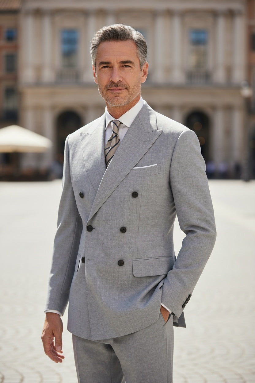 WISEMERE™ | Men's Cavendish Double-Breasted 2-Piece Suit
