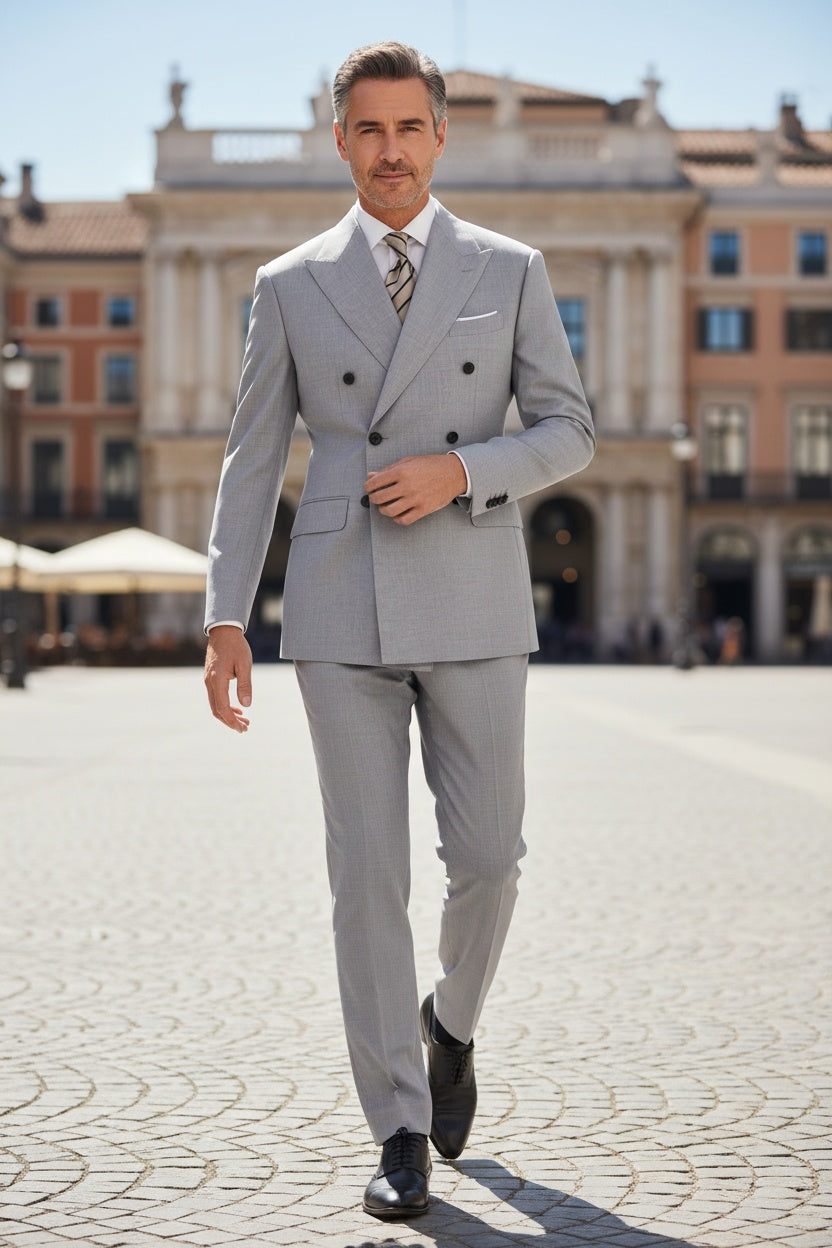WISEMERE™ | Men's Cavendish Double-Breasted 2-Piece Suit