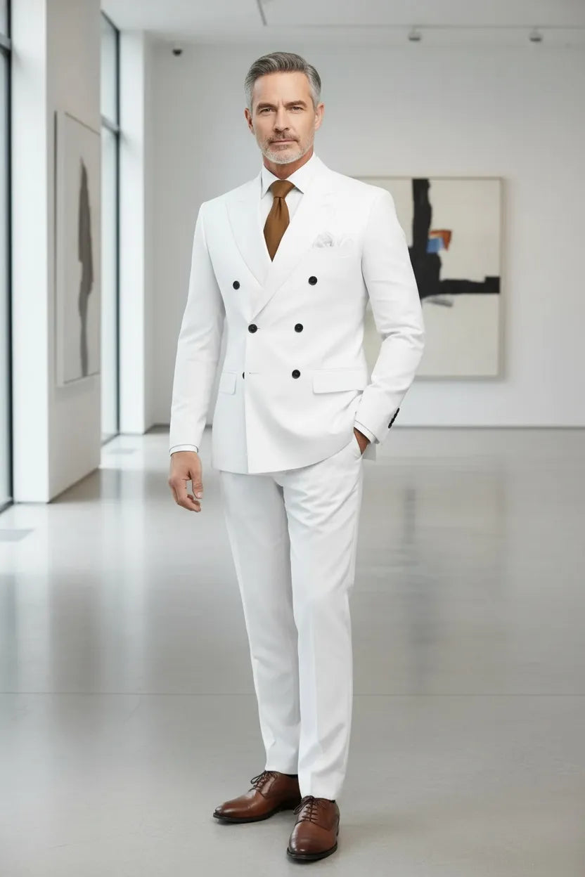 WISEMERE™ | Men's Cavendish Double-Breasted 2-Piece Suit